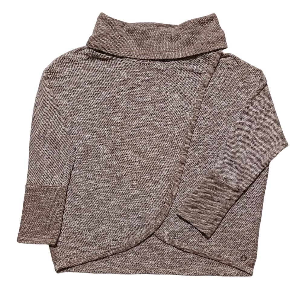 Calvin Klein Performance Large wrap style cowl neck sweatshirt top knit